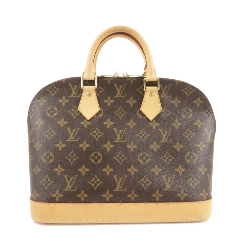 Louis Vuitton backpacks with a sleek, minimalist design for styleLouis Vuitton Monogram Alma Hand Bag Brown M51130