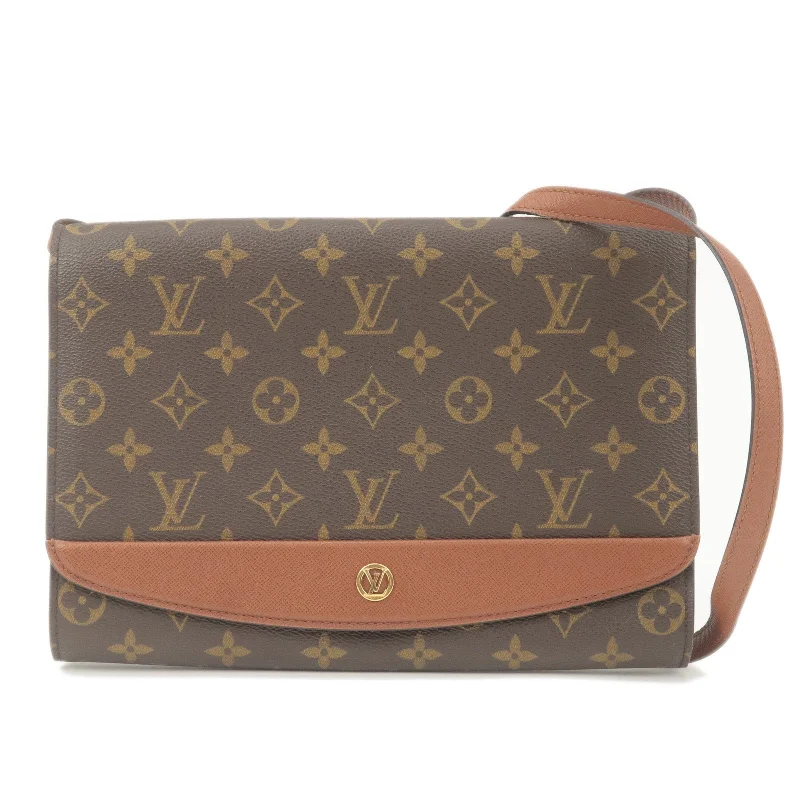 Louis Vuitton bags with a front - flap pocket for quick - access itemsLouis Vuitton Monogram Bordeaux 2Way Bag Shoulder Bag M51797