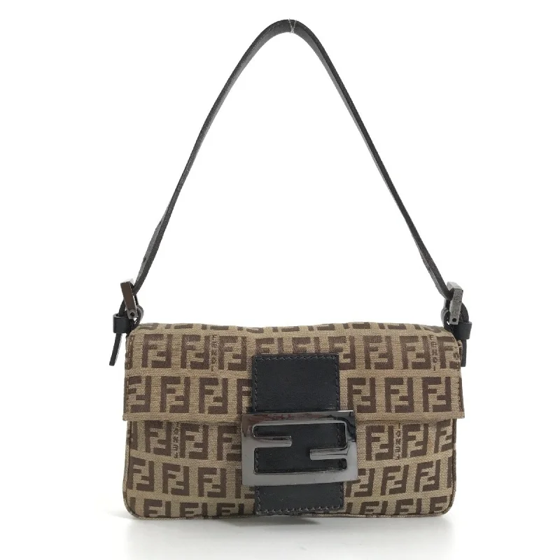 Ladies Fendi shoulder bags with a quilted leather exterior for a luxurious and cozy lookFENDI handbag mamma bucket shoulder 8BK005 campus leather brown ladies