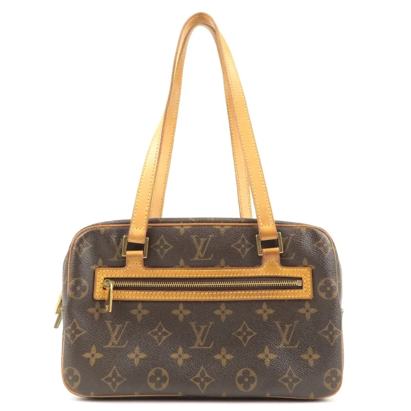 Ladies Louis Vuitton Capucines bags with a detachable shoulder strapLouis Vuitton Monogram Cite MM Shoulder Bag Hand Bag M51182