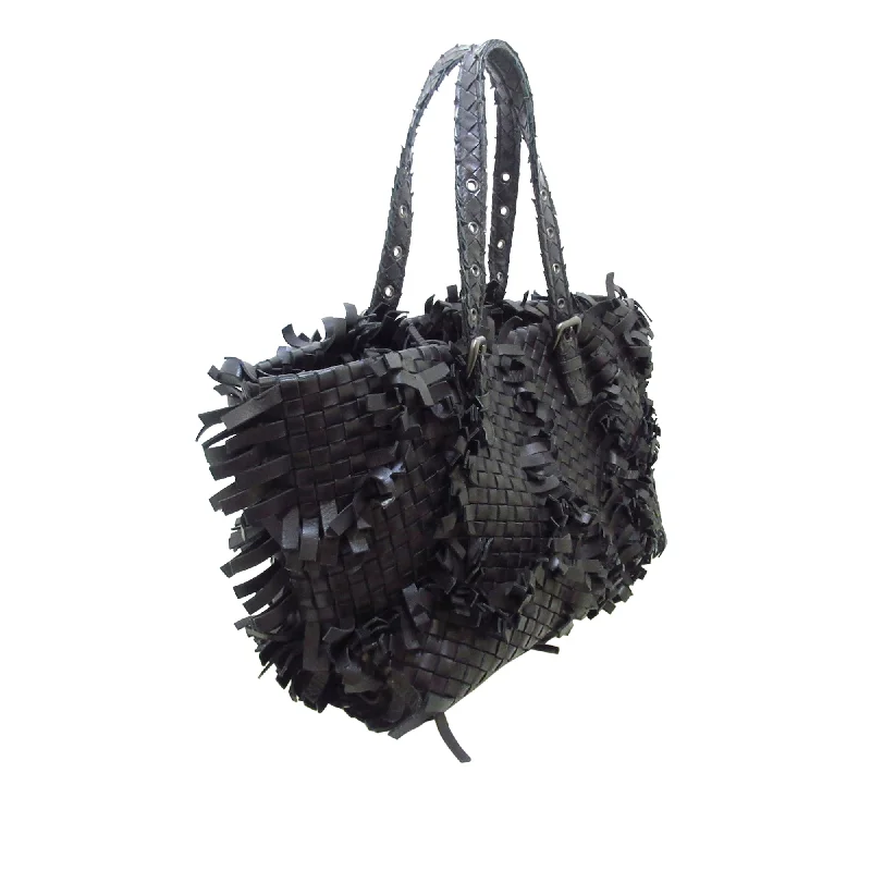 Bottega Veneta bags suitable for formal eventsBottega Veneta Tote Bag Black Intrecciato Leather