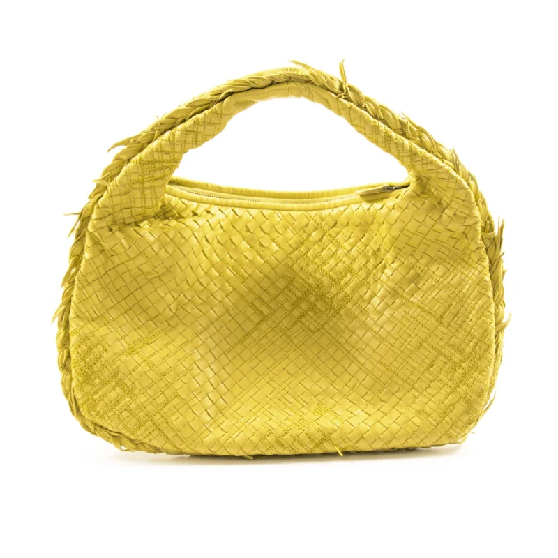 Bottega Veneta bags with checkered patternsBottega Veneta Intrecciato Small Veneta Hobo Bag