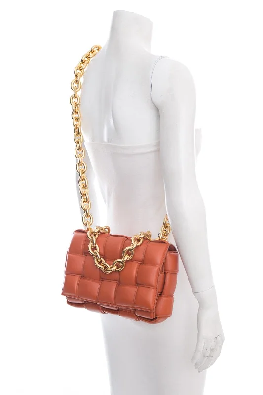 Bottega Veneta bags for pottery workshopsBottega Veneta Orange Charlotte Padded Handbag