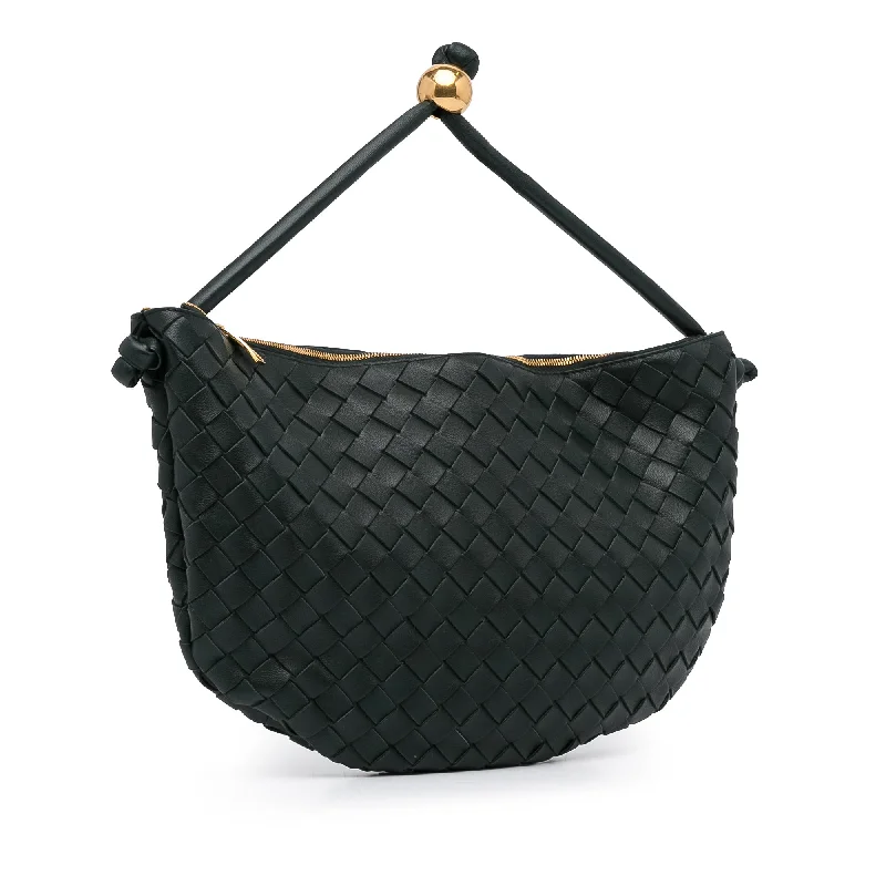 Bottega Veneta bags for garden partiesSALE Bottega Veneta Turn Dark Green Intrecciato