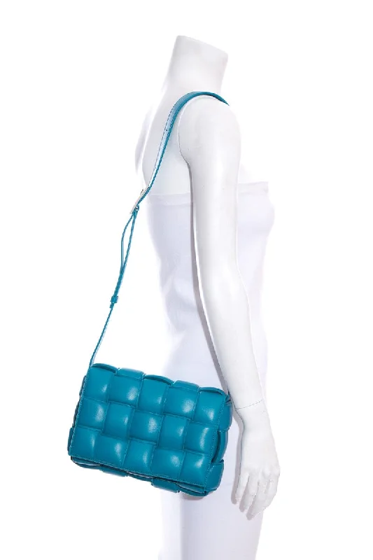 Bottega Veneta bags suitable for formal eventsBottega Veneta Blue Casette Cross-Body