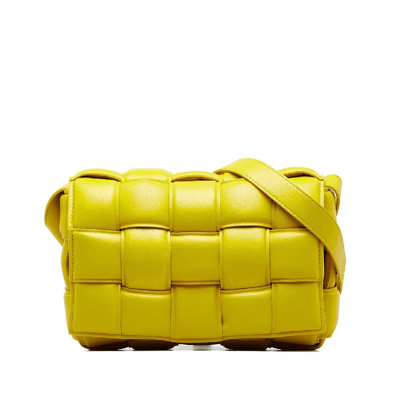 Bottega Veneta chain - strap bags for evening partiesBottega Veneta Padded Cassette Yellow