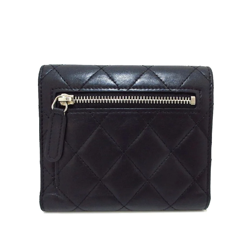 Chanel bags with adjustable chain strapsChanel CC Lambskin Trifold Flap Wallet (aWb2CX)