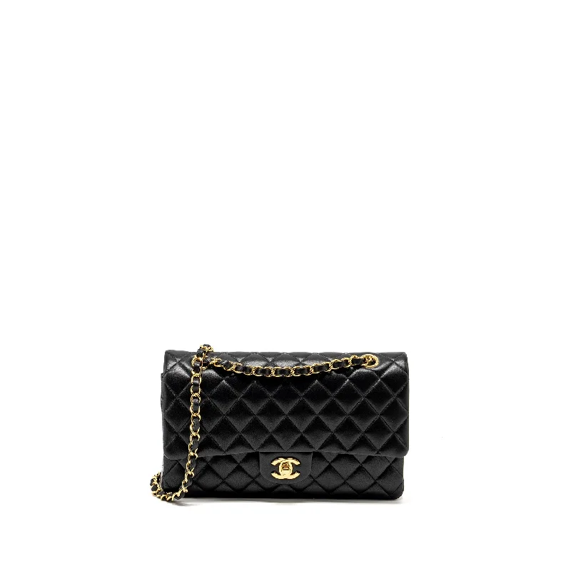 Chanel Colorful Handbag for Spring OutfitsChanel Medium Classic Double Flap Bag Lambskin Black GHW