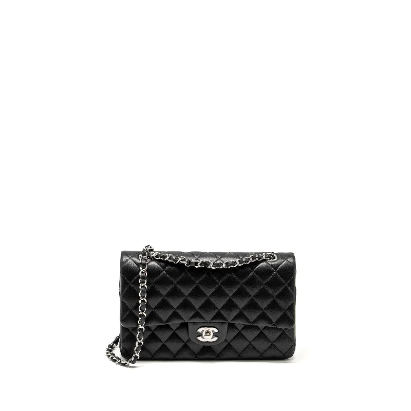 Chanel Colorful Handbag for Spring OutfitsChanel Medium Classic Double Flap Bag Lambskin Black SHW (Microchip)