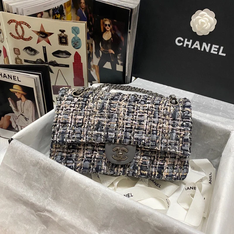 Chanel bags with leather and tweed combinationsWF - Chanel Bags - 1415