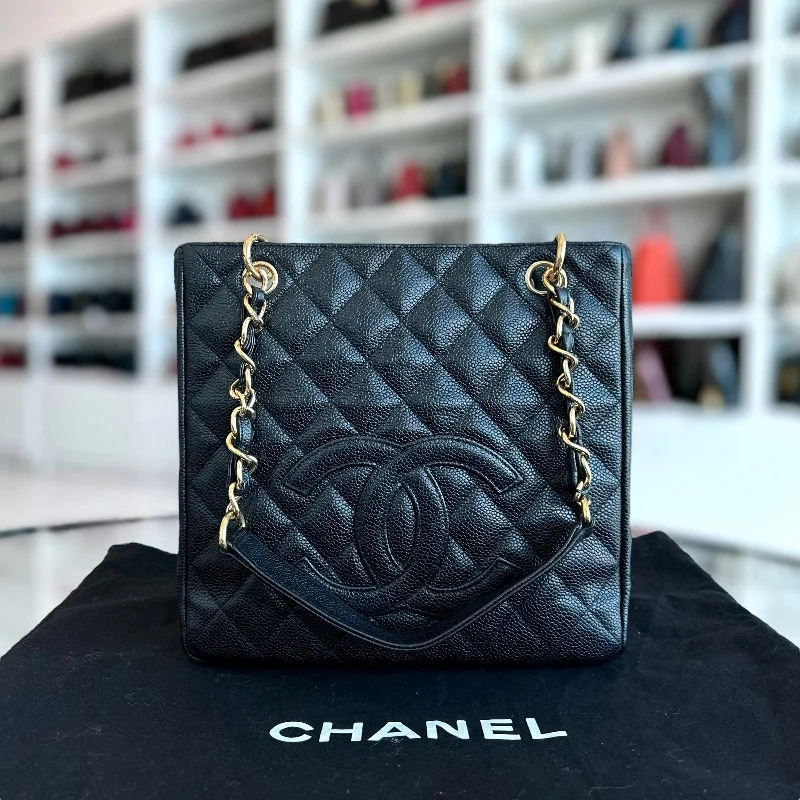 Chanel bags with modern touchesCaviar PST Petite Shopping Tote Black GHW No 11