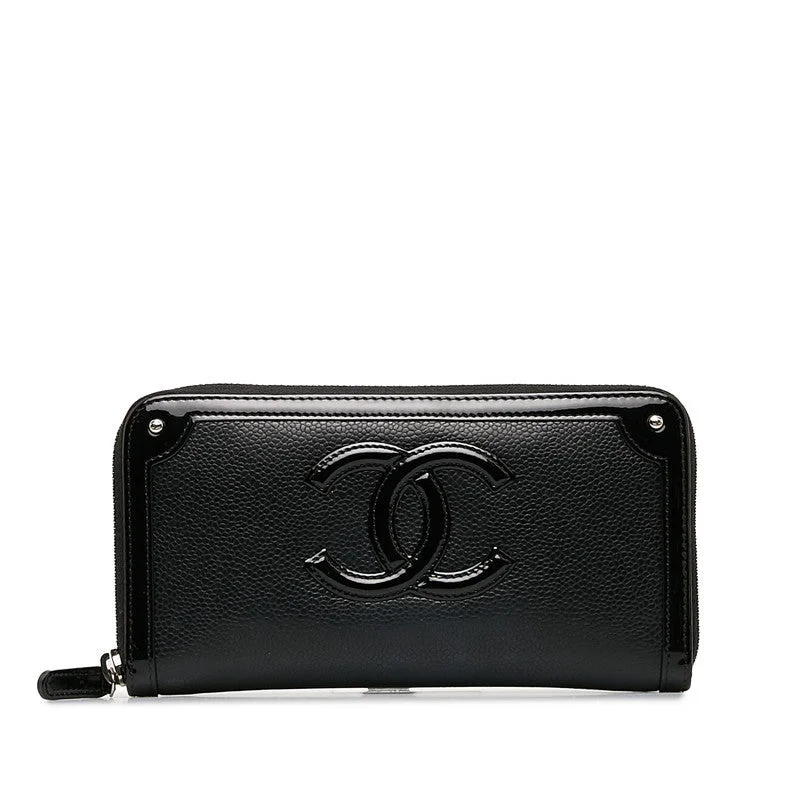 Chanel Quilted Leather Shoulder Bag for FashionistasChanel Coco Long Wallet Black Leather  Chanel