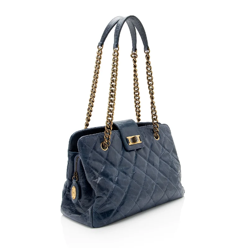 Chanel bags for women who love timeless fashionChanel Glazed Calfskin Reissue Small Tote (NdQ2KU)