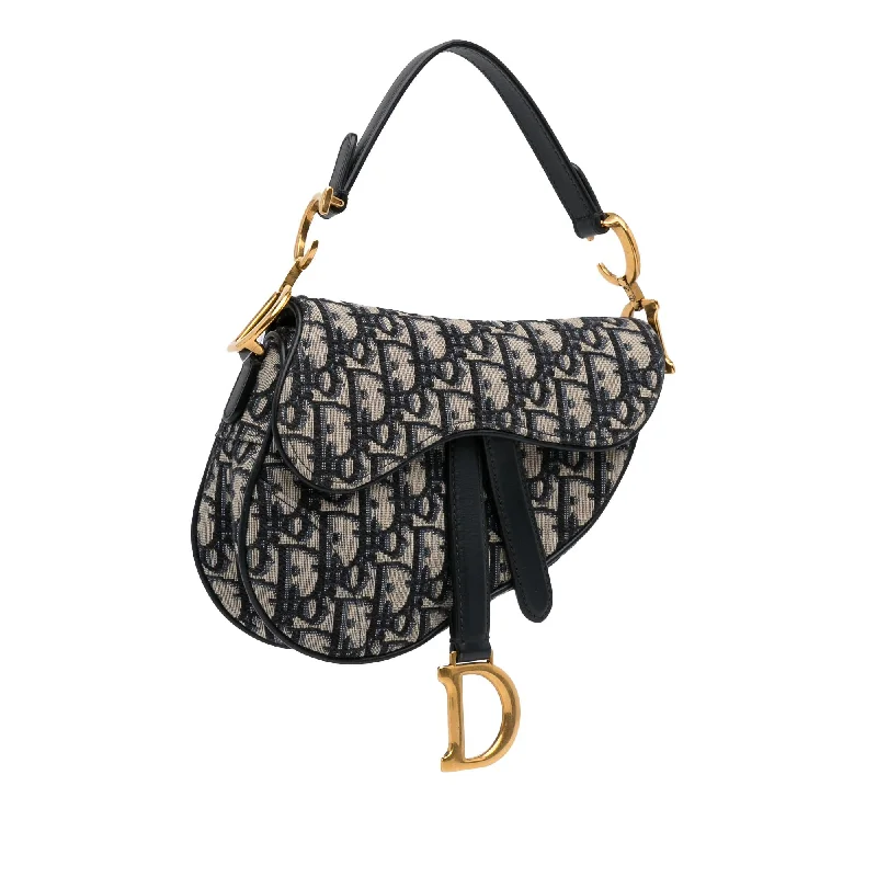 Christian Dior handbags with a detachable mirror for on - the - go touch - upsDior Mini Oblique Saddle (1s7Ljf)