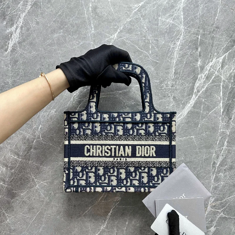 Christian Dior Saddle bags with a studded trim for a bold look*Like New* Mini Book Tote